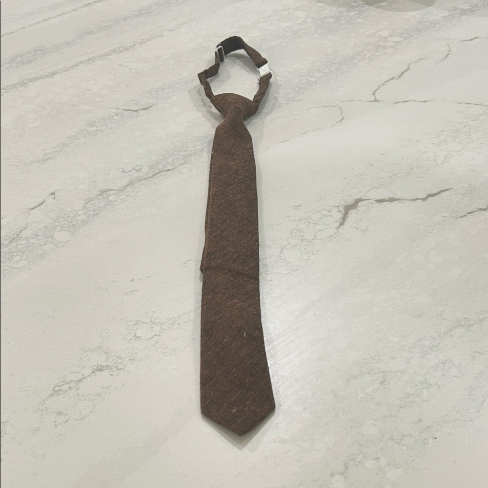 Elegant Brown Kids Tie